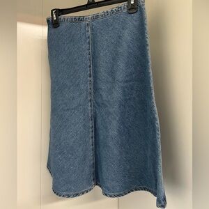 Cotton On A-Line Blue Denim Skirt